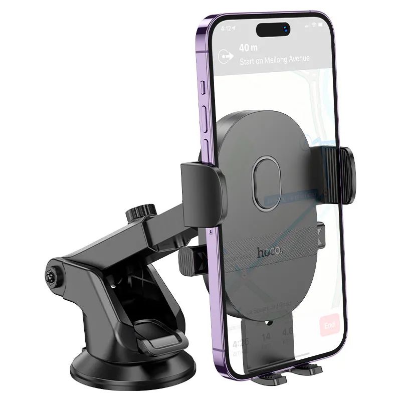 hoco-h19-mighty-car-center-console-phone-holder-clamp.webp