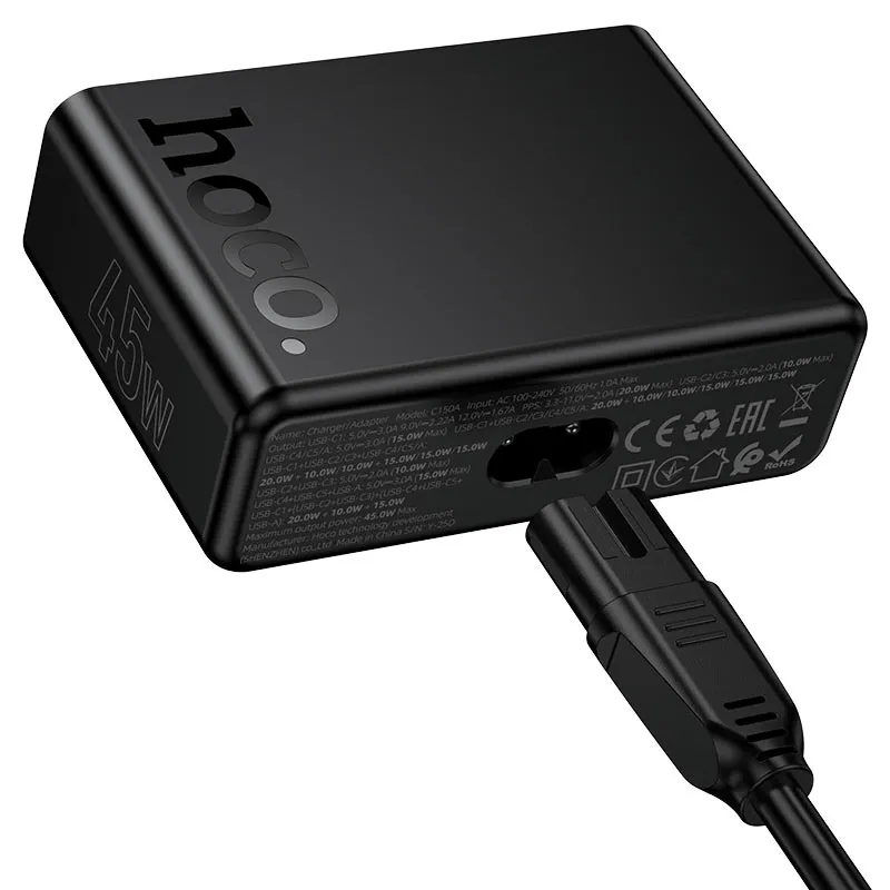 hoco-c150a-modern-pd45w-6port-desktop-charger-eu-power.webp