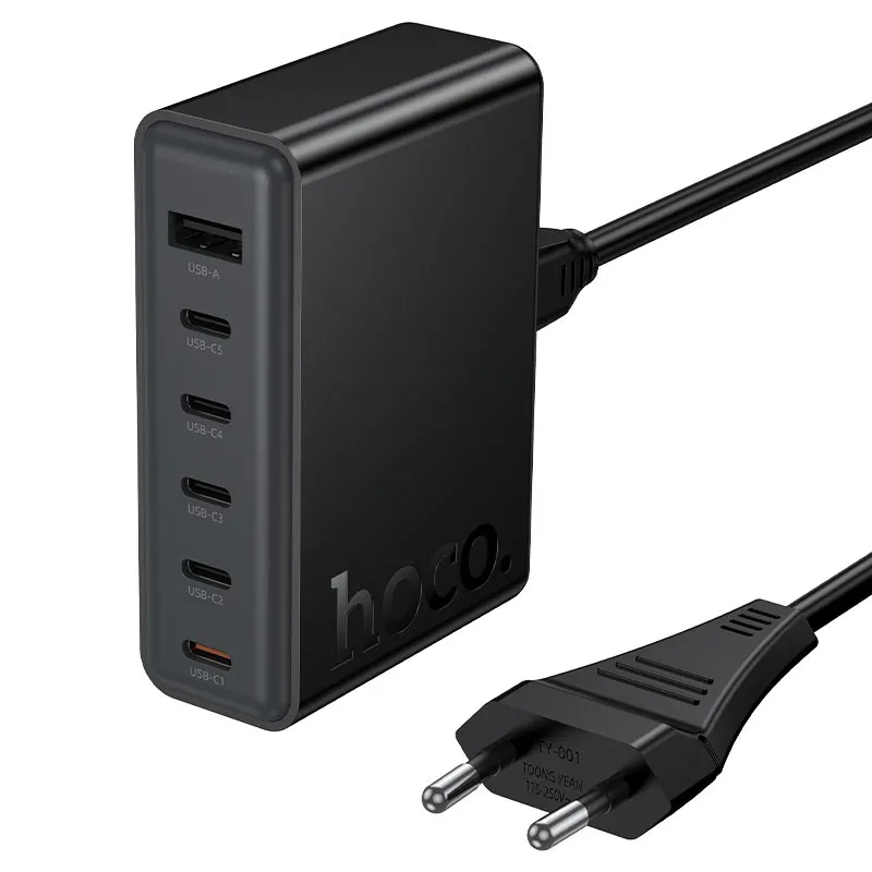 hoco-c150a-modern-pd45w-6port-desktop-charger-eu.webp