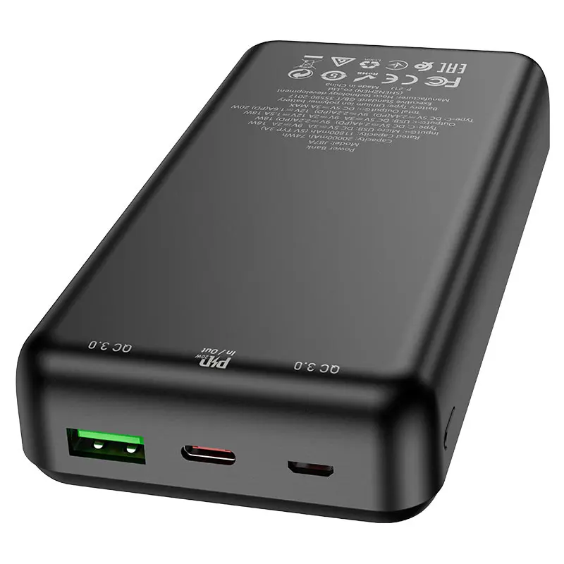 hoco-j87a-tacker-pd20w-qc3-power-bank-20000mah-ports.webp