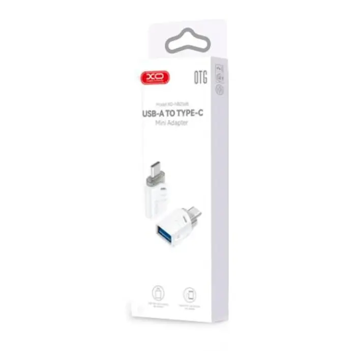 XO NB256B USB-A to Type-C Mini Adapter OTG