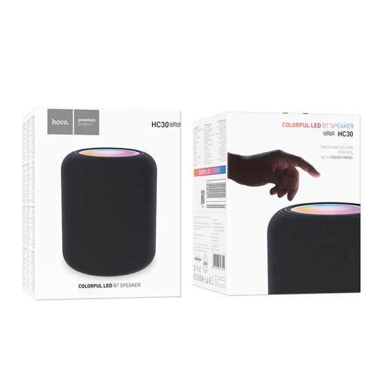 Hoco Speaker HC30 Wireless Sports 5W Touch Panel and Colorful Led (Supports TF, USB, AUX)