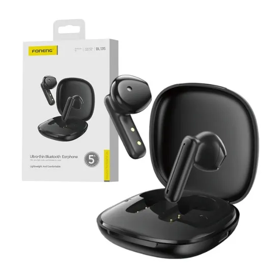 FONENG BL135 Ultra Thin TWS Earphone Black