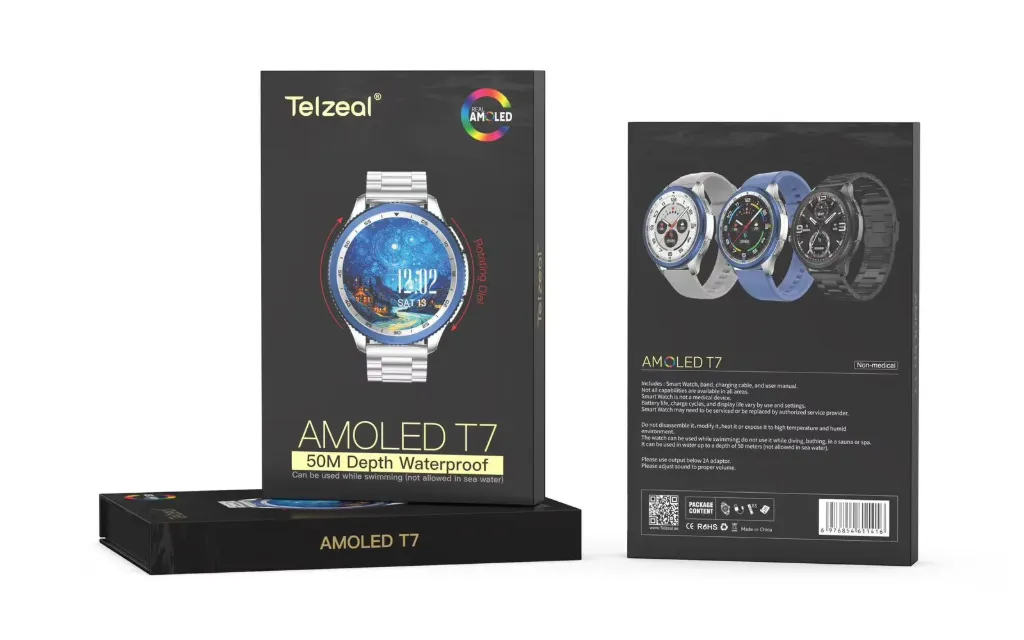 Telzeal Amoled T7 50M Depth Waterproof