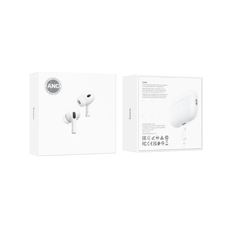 Hoco EW94 True Wireless ANC Noise Reduction BT Headset With Wireless Charging