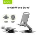 BAVIN PS70 Steel Phone Holder 360 Rotation Metal Phone Stand Bracket Holder for Cellphone & Tablet