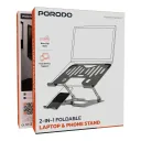 Porodo Smart Folding Multi-Device Stand - Silver