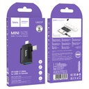 Hoco OTG Adapter for Lightning and Type-C to USB-A mini size “UA31F”