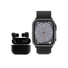 Green Lion  2 In 1 Smart Watch Duo Ultra Active + TWS Pro 2 G1 Combo - Black